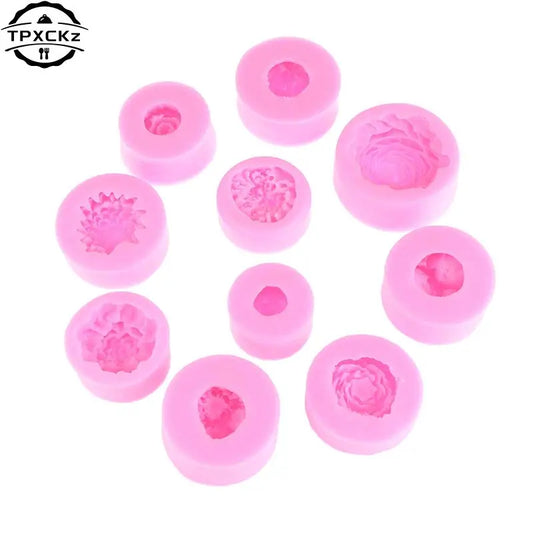 3D Silikonform Rose Blume für DIY Kuchen Fondant Seife Eis Dekor