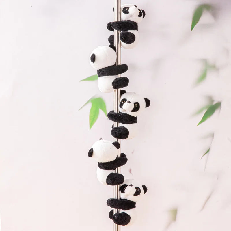 Plüsch Memo-Clip Panda Motiv 10cm Haarclip Accessoire Damen