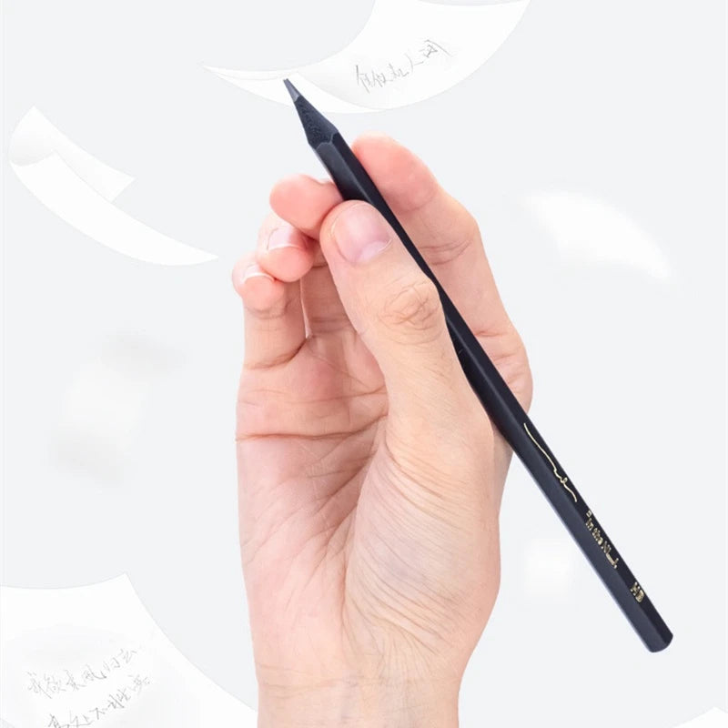 Schwarzes Holz Graphit Bleistift Set HB 2B Mine 10 Stk Büro Schreiben Malen