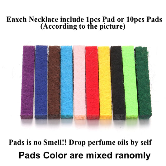 Edelstahl Aromatherapie Diffusor Halskette mit Liebe Motiv