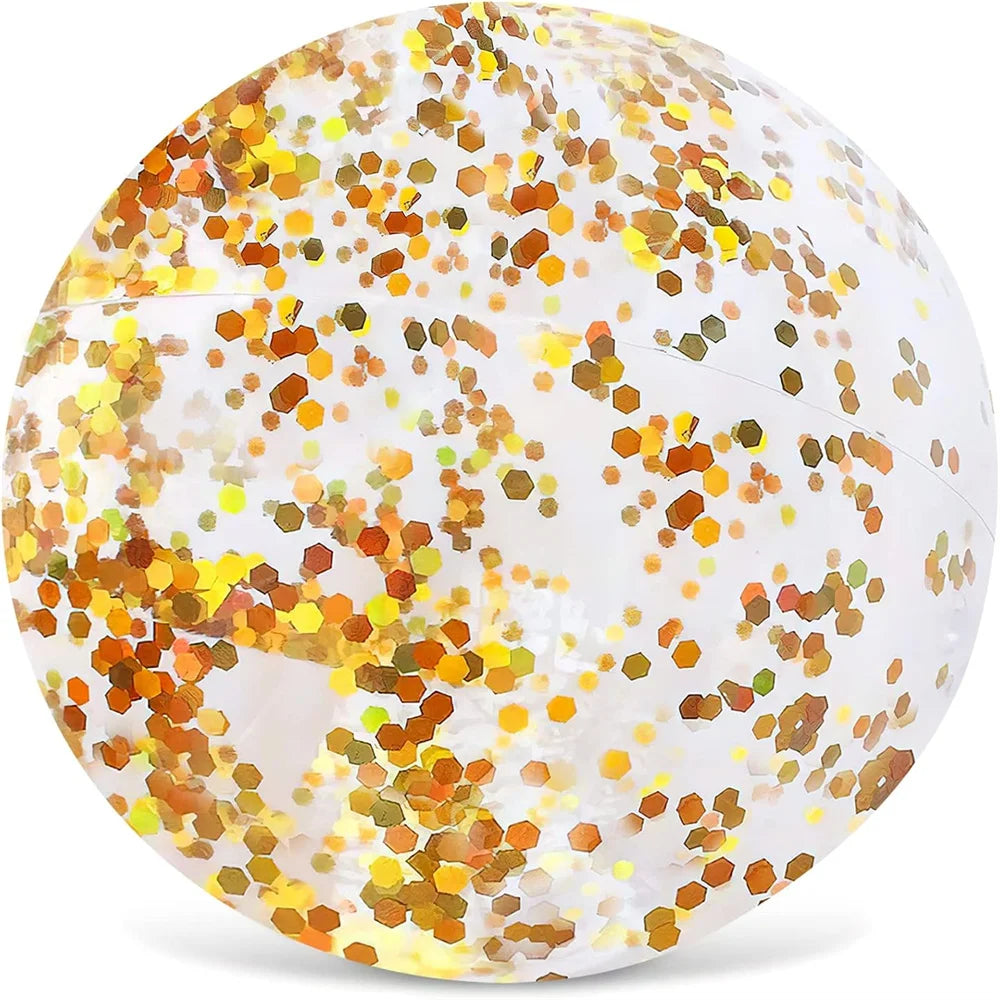 Bunter 40 cm Wasserball – Robust, leicht - perfekt für Strand - Poolspaß