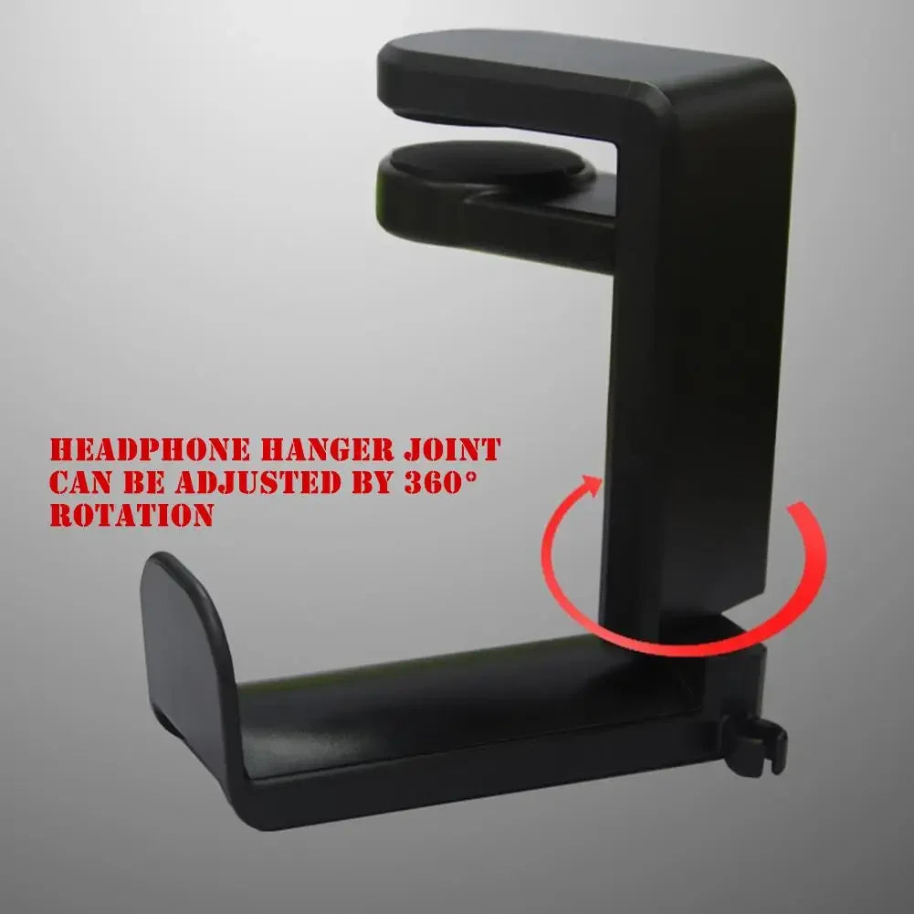 Verstellbarer 360° Headset Halter für Schreibtisch bis 40mm Dicke