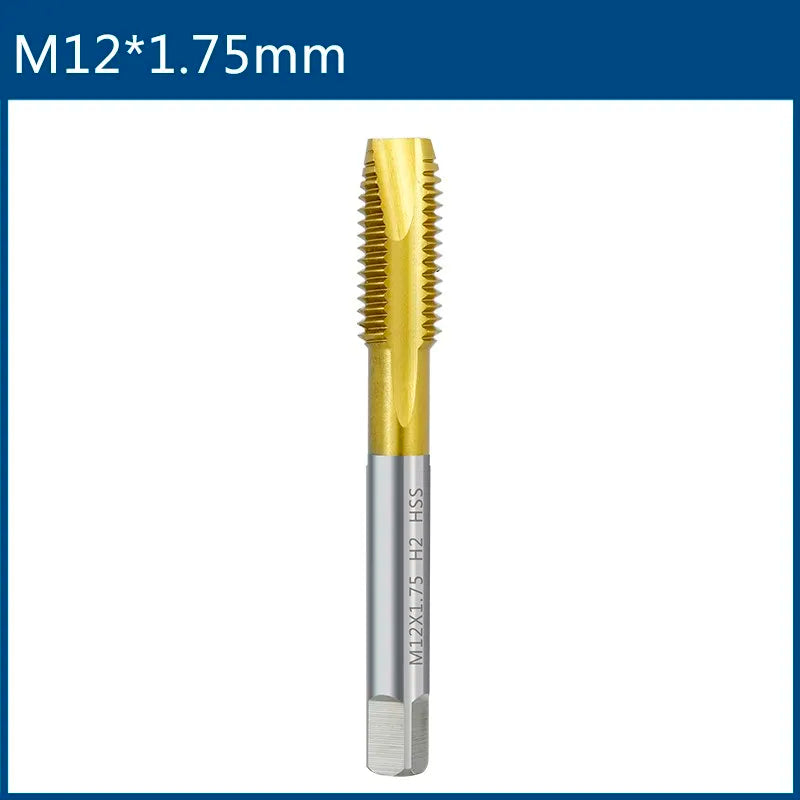 HSS Titanbeschichtung Gewindebohrer M2-M12 Metrisch Handwerkzeuge