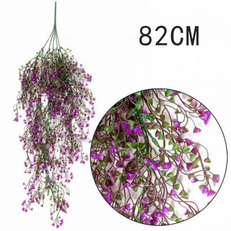 Handgefertigter Blumentopf aus Rattan für kreative Pflanzenhalterung