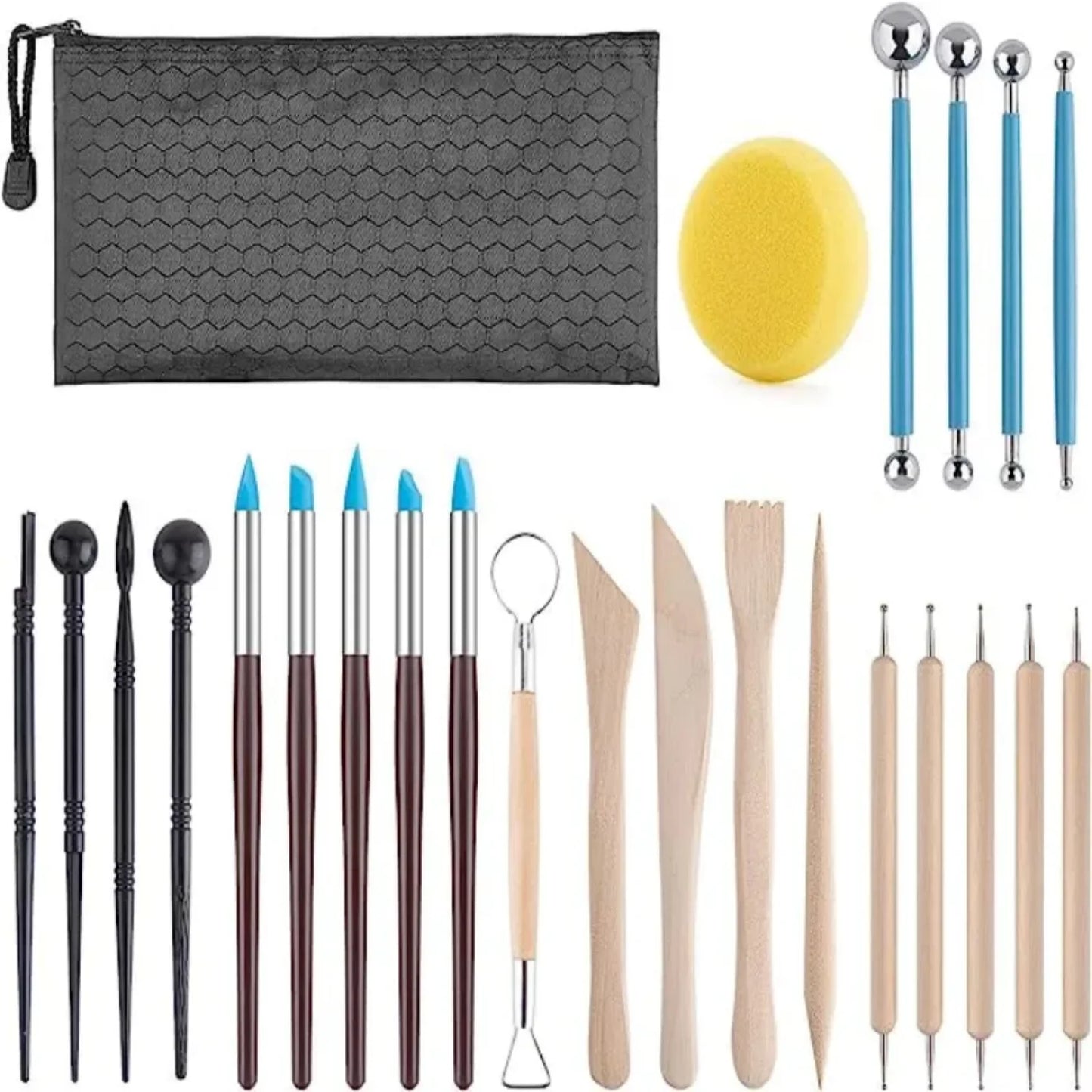 Keramik Ton Sculpting Tools Kit mit 42 bis 61 Teilen für Modellierung