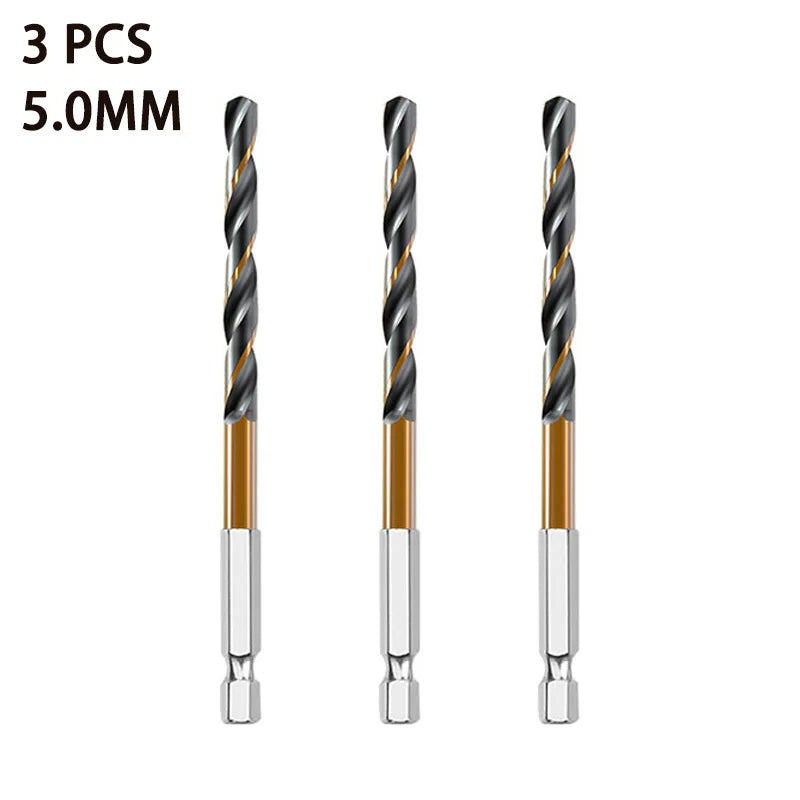 3/7/13PCS Spiralbohrer Set mit Hex Schaft für Holz und Metall
