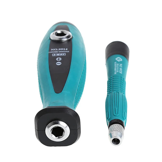 10-teiliges magnetisches Schlitz-Schraubendreher-Set aus robustem Stahl – präzise - rutschfest