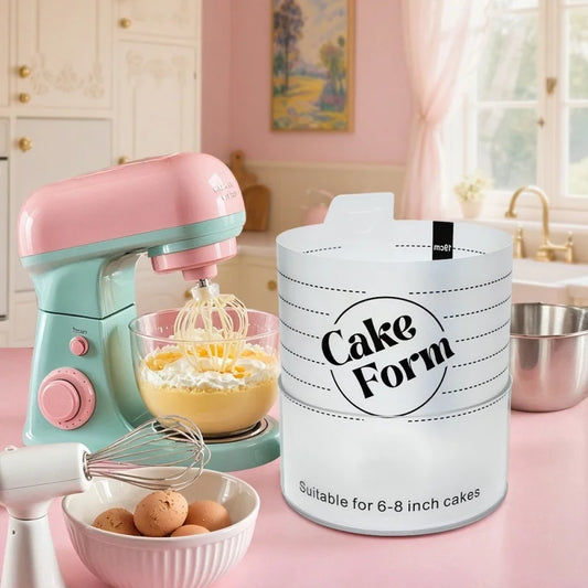 Einstellbarer Rund Kuchenring aus Kunststoff zum Backen