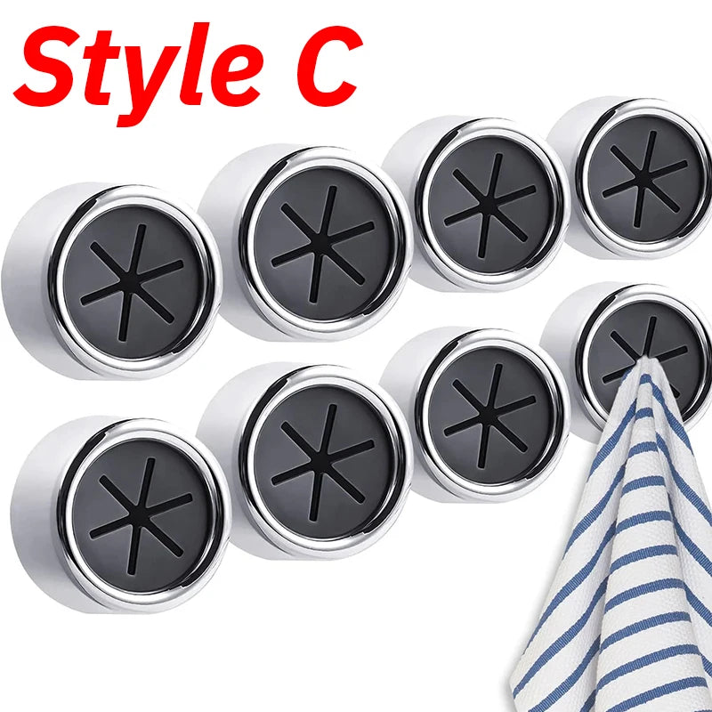 Praktischer Selbstklebender Handtuchhalter für Bad und Küche