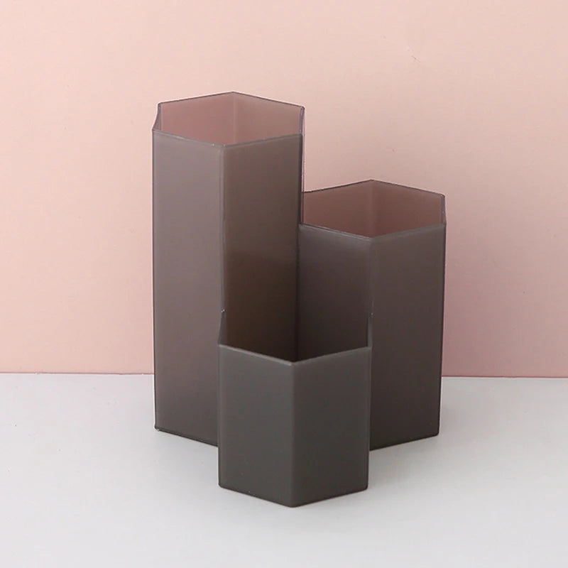 3 Fächer Stifthalter Schreibtisch Organizer Kunststoff Stiftehalter Büro