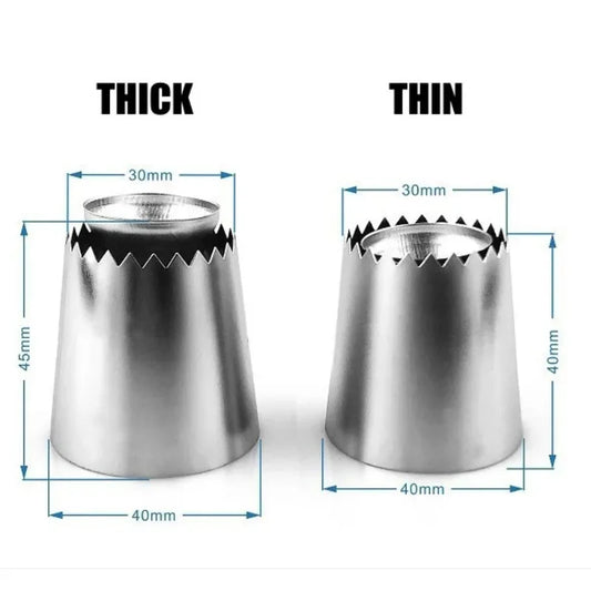 Kreative Backkunst: 1- oder 2-teiliges Edelstahl Blume Cookie Dekorier-Set
