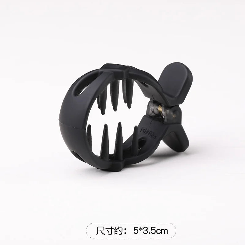 Frosted Mini Krabben Haarclip – Sicherer Halt - stylisher Y2K Look für Frauen