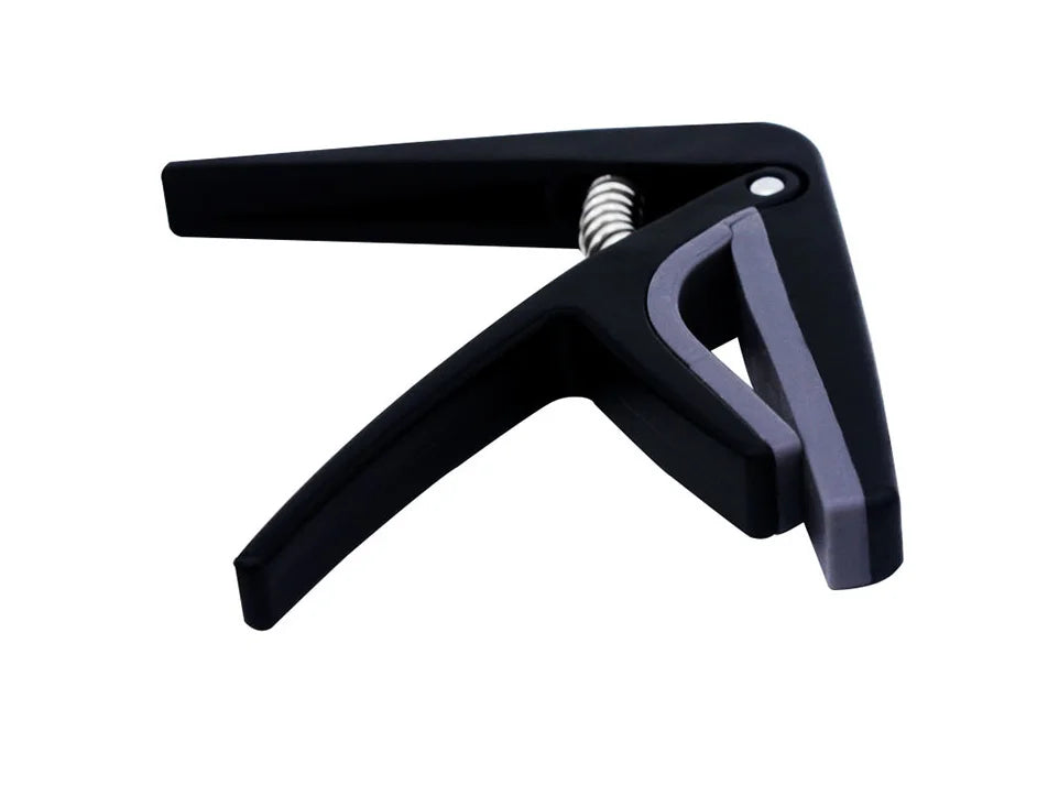 Schwarzer Ukulele Capo für schnelles Stimmen und perfekte Tonhöhe