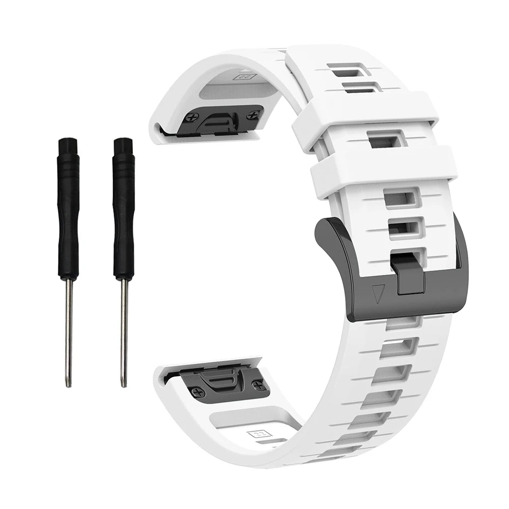 Silikon-Uhrenarmband 22-26 mm für vielseitige Smartwatch Modelle