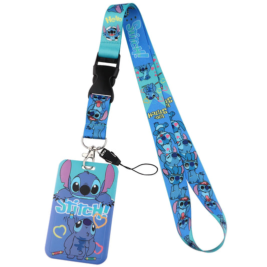 Niedlicher Cartoon Ausweishalter Schlüsselanhänger mit Metallclip