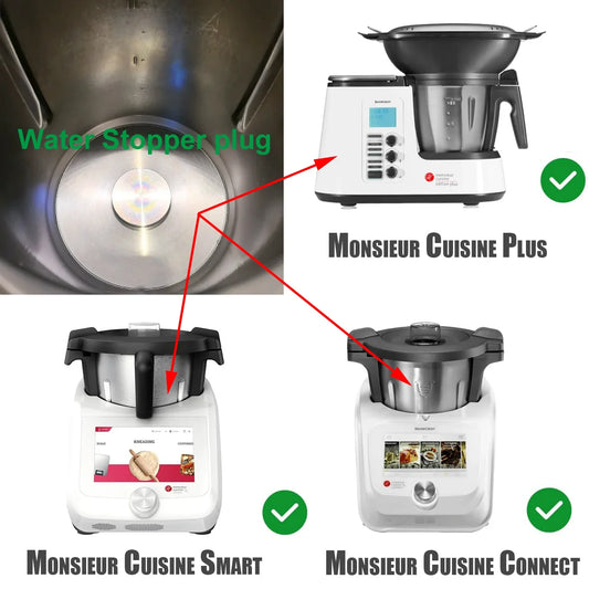 Universal Wasserstopfen für Mixbecher – Für Monsieur Cuisine Modelle