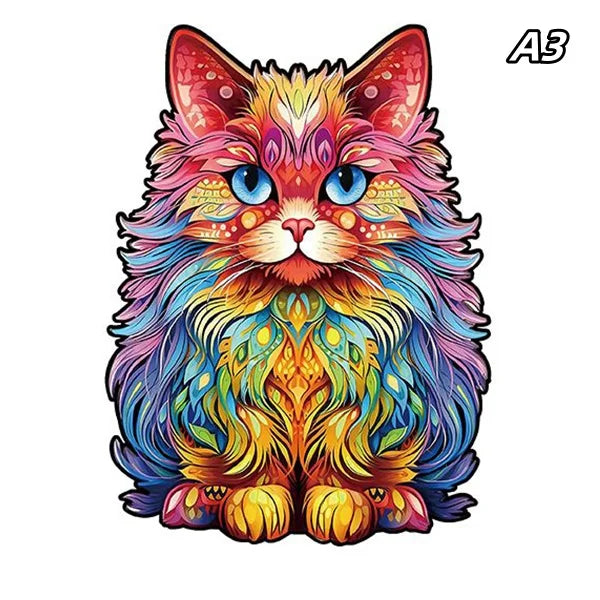 Tierisches Holz 3D Puzzle Pädagogisches Lernspiel für Geist