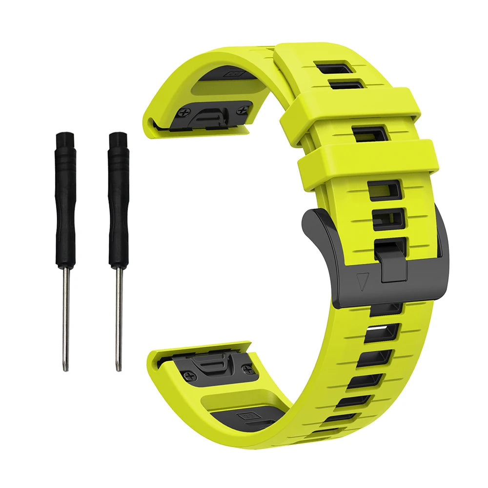 Silikon-Uhrenarmband 22-26 mm für vielseitige Smartwatch Modelle