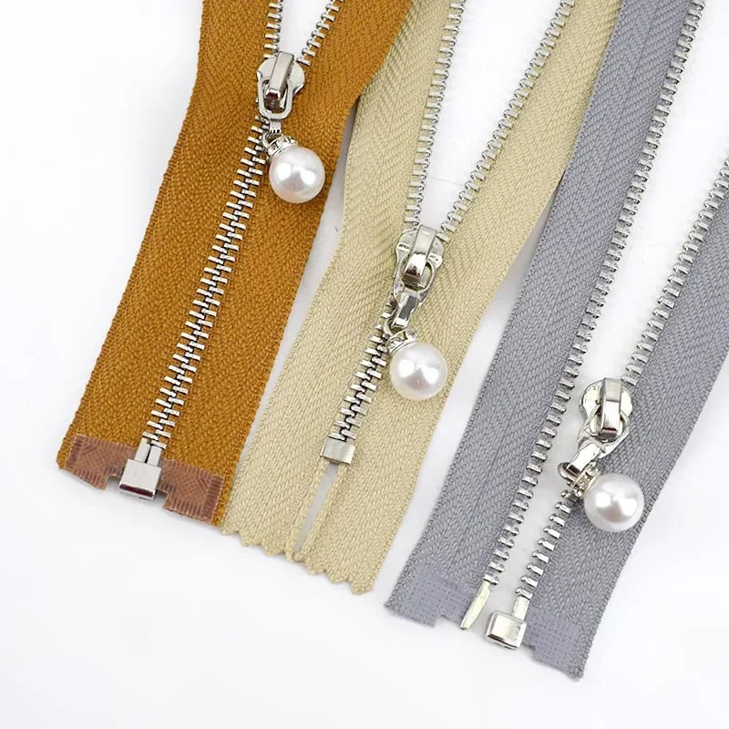 5er Set Metall Reissverschluesse offen 12-70 cm ideal fuer Taschen