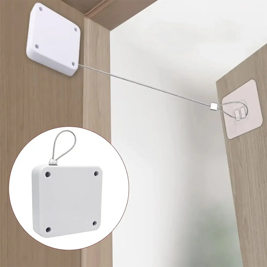 Schlagfreier Türschließer Weiß/Schwarz bis 1500N – leise - robust fürs Holz