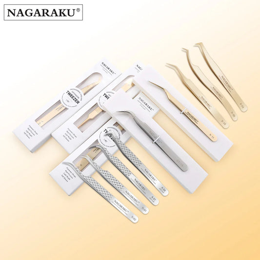 Präzise Augenbrauenpinzette aus Edelstahl für Wimpern und Kosmetik