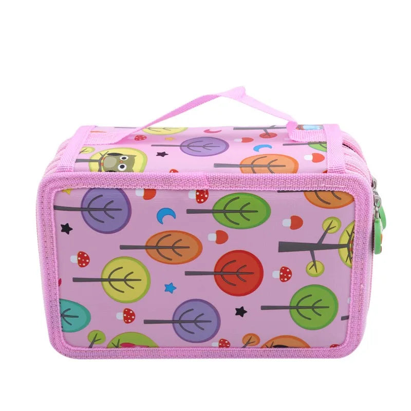 Große Bleistift Tasche Organizer mit 32 52 oder 72 Fächern für Künstler