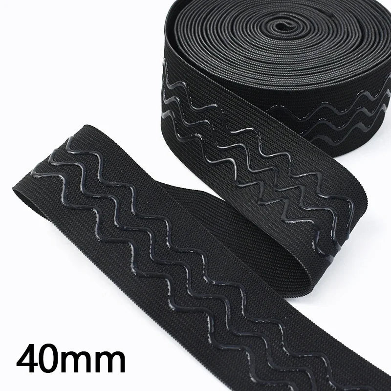 Elastische Silikonbänder 2-10m 20-40mm für Yoga und Sportswear