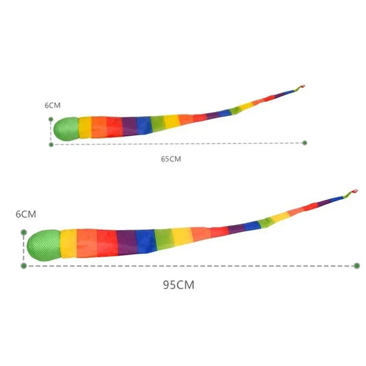 Regenbogen Schwanz Ball Stoff Sandsack für Outdoor Sport und Training