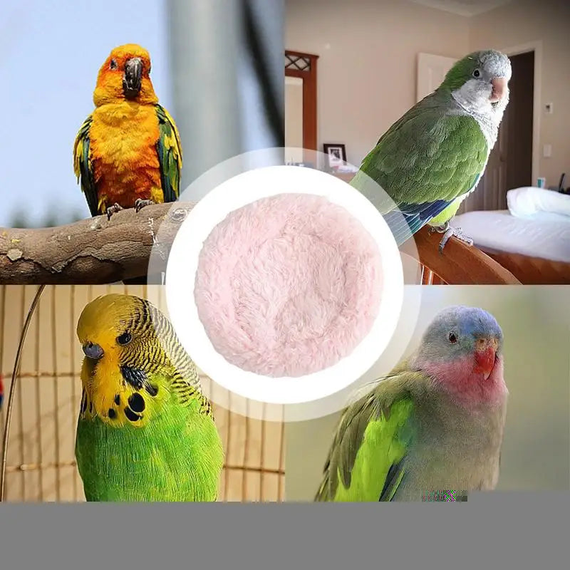 Bequeme Vogelnestmatte aus Baumwolle für warme Ruheplätze