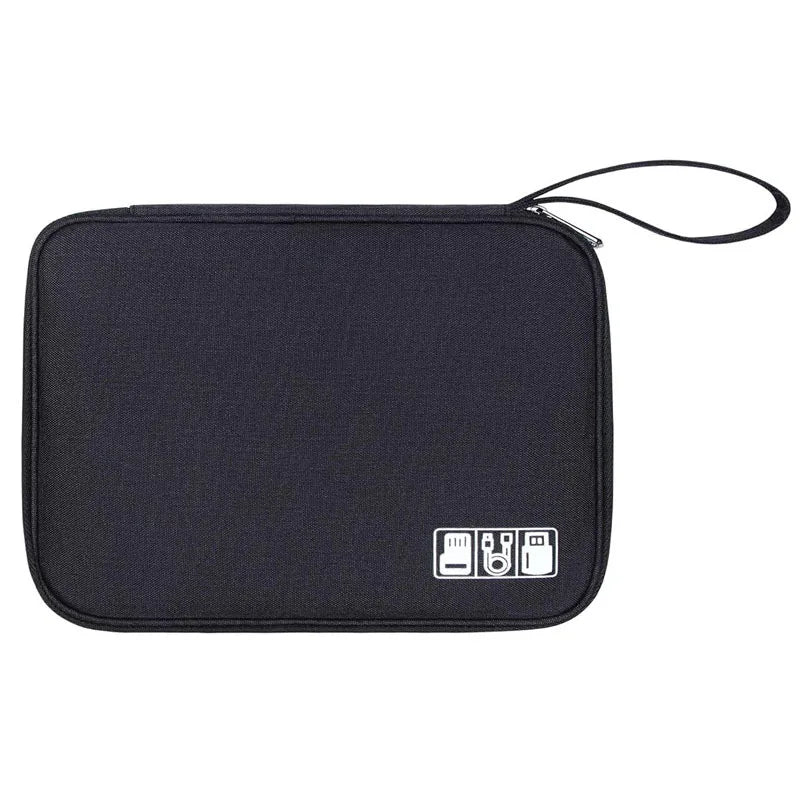 Wasserdichte Elektronik-Organizer-Tasche mit Polsterschutz – Kompakt - Vielseitig