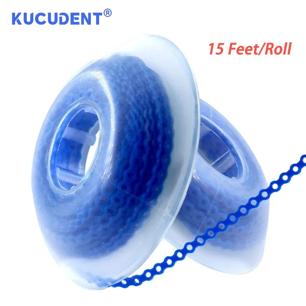 4,57 m elastische Dental Power Chain für Zahnspangen in mehreren Typen