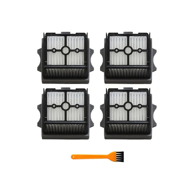Langlebiges Ersatzset mit Bürstenwalze - waschbarem HEPA-Filter für Akku-Nasssauger