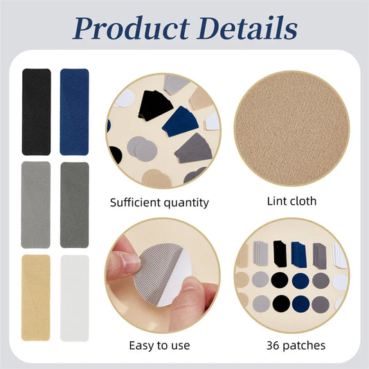 Set mit 6 langlebigen selbstklebenden Schuhreparatur-Pads