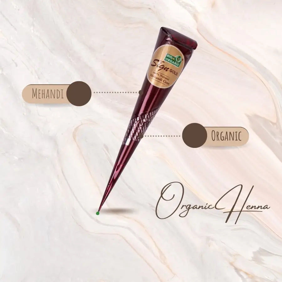 Henna-Creme Set Braun und Rot für temporäre Hauttattoos 3 Stück