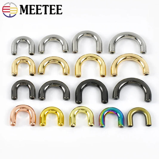 10-30 Stück Metallschnallen U-Ring 10-20mm für Taschen und DIY Projekte