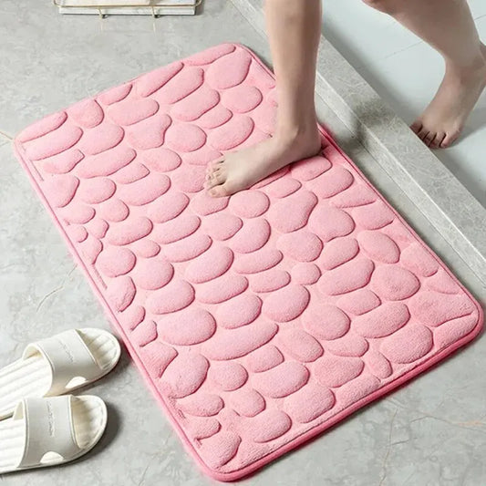 Memory Foam Samt Matte mit rutschfester Mikrofaserschicht für Zuhause