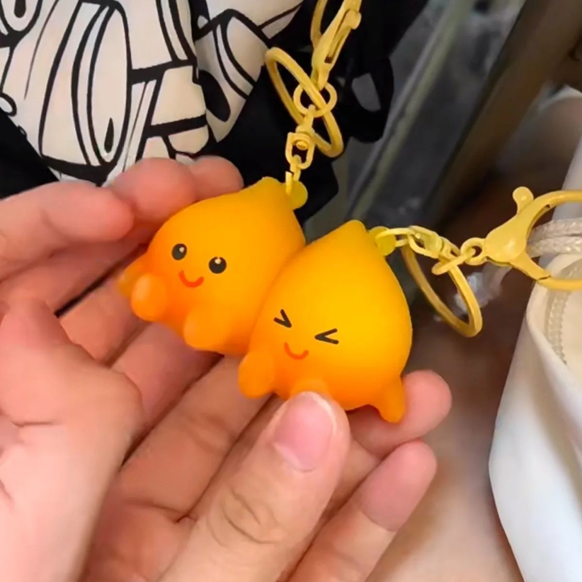 Magnetischer Schlüsselhalter mit Saugnapf niedlicher Schlüsselanhänger