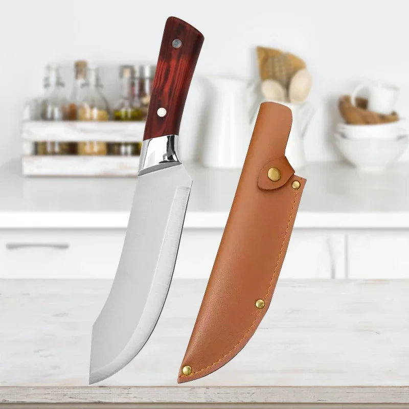 Geschmiedetes Entbeiner Messer mit Holzgriff für präzises Fleisch und Fisch schneiden