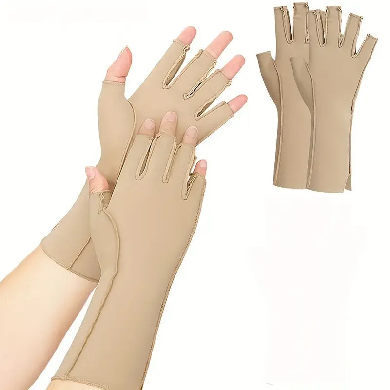 1 Paar Fingerloser Kompressionshandschuh für Arthritis Handunterstützung-Yabubest - Home & More