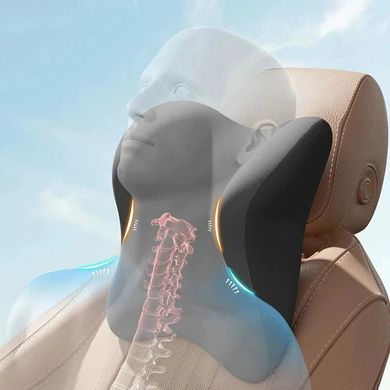 Ergonomisches Auto Lendenstützkissen mit Memory Foam – Komfort - Rückenschutz