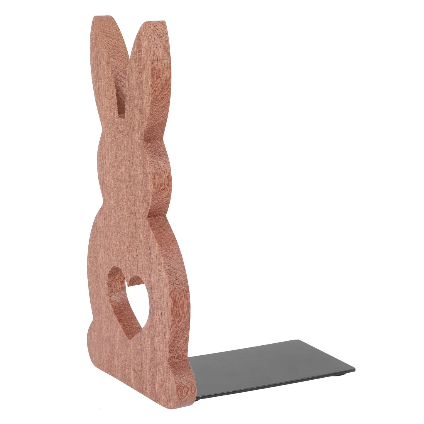 Holz Buchstütze mit Cartoon-Kaninchen, dekorativer Organizer für Büro