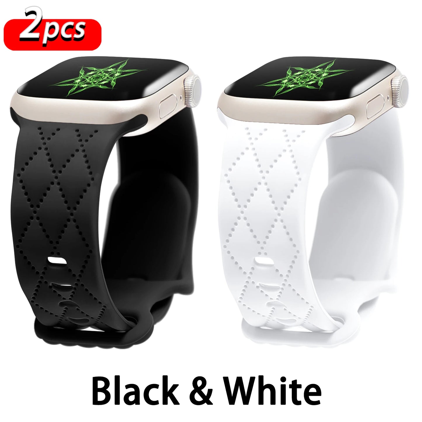 Smartwatch Silikon Armband 38-49mm Sport Freizeit Ersatzband Unisex