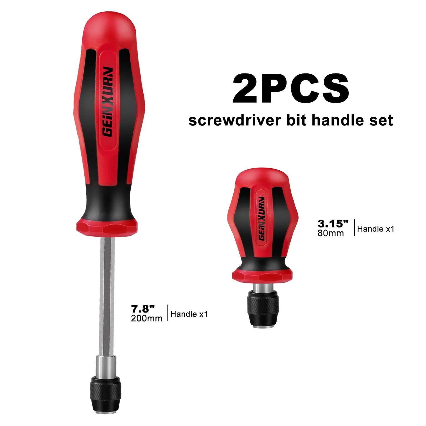 Manuelles Schraubendreher Set mit magnetischem Griff und wechselbaren Bits