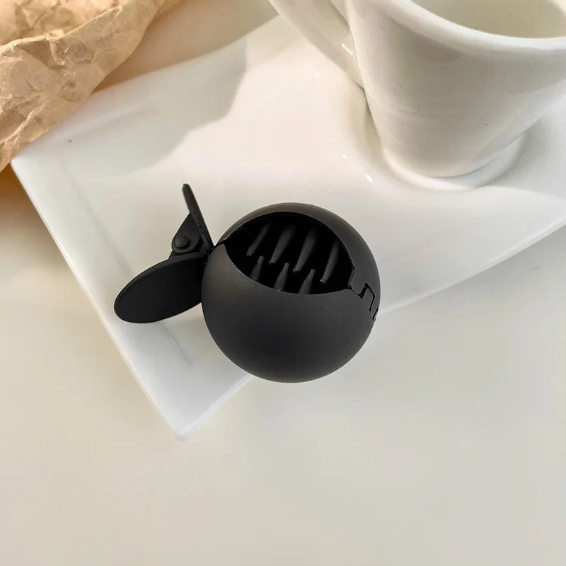 Frosted Mini Krabben Haarclip – Sicherer Halt - stylisher Y2K Look für Frauen