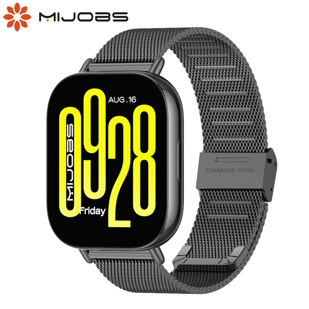 Edelstahl Metallarmband 22mm Milanese Magnetverschluss für Smartwatches