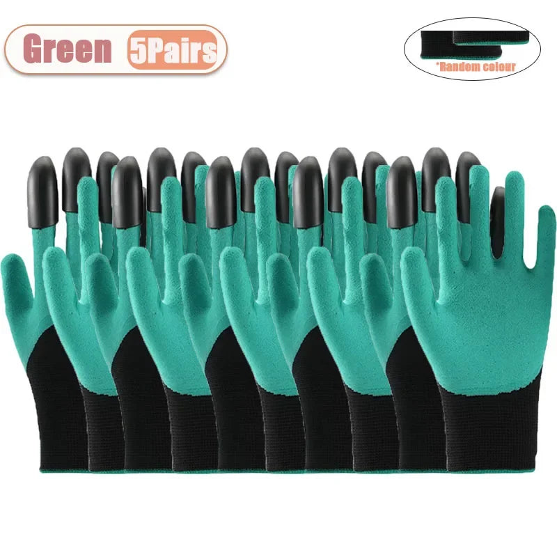 Robuste Gartenhandschuhe mit Krallen für sicheres Arbeiten im Freien