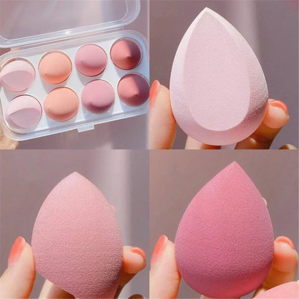 Makelloses Make-up: 4/8 weiche Latex Schwämme für Foundation - Concealer