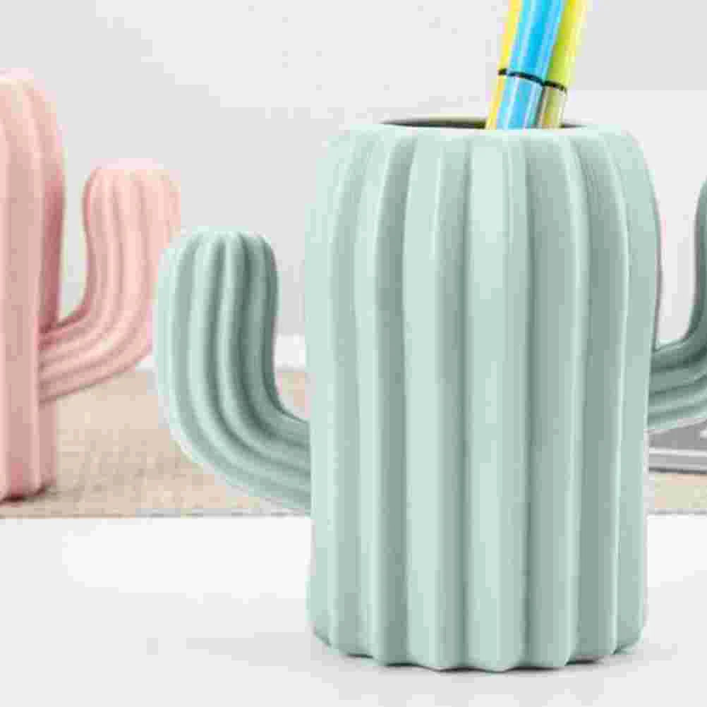 Niedlicher Kaktus Stifthalter Kreative Desktop Aufbewahrung für Kinder
