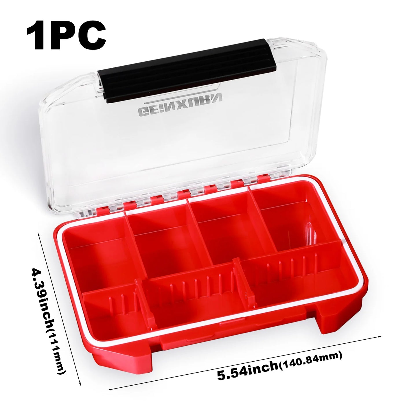 IPX4 Wasserdichter Kleinteile Organizer mit Trennwänden für Schrauben Bits