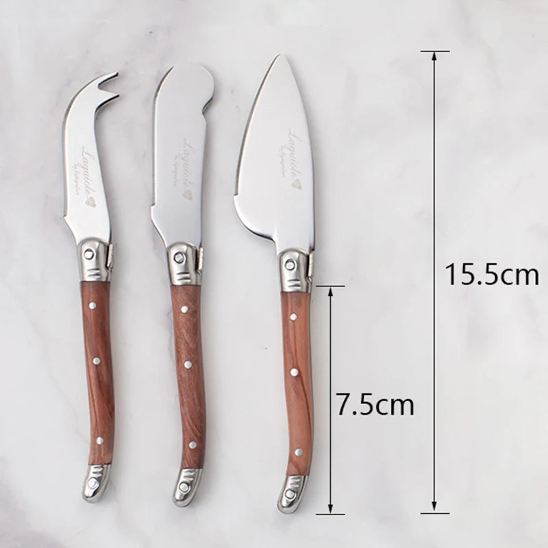 Set Buttermesser Mit Edelstahlklinge Und Rossholzgriff Für Perfektes Streichen